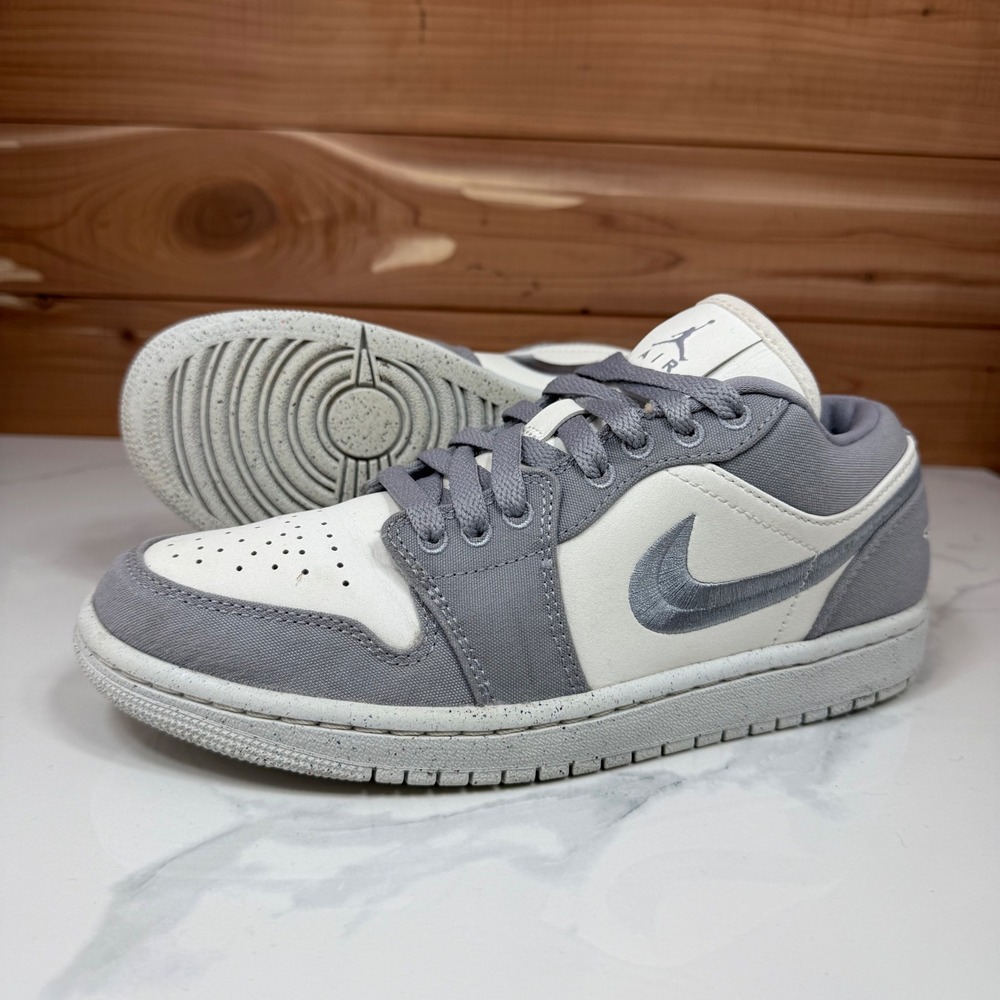 Air Jordan 1 Low SE Grey White DV0426-012 Sneakers Athletic‎ Shoes Womens Size 7